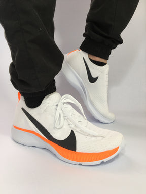 NK Zoom Branco com Laranja